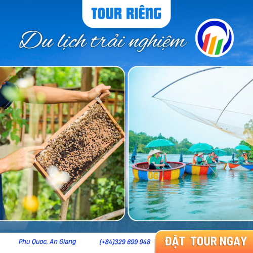 (TOUR RIÊNG) Chèo Thuyền Thúng Sông Cửa Cạn + Tham Quan Trang Trại Mật Ong